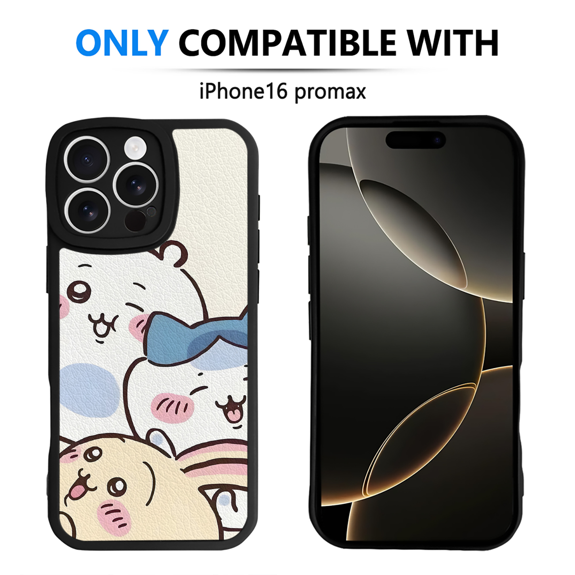（画像用） ちいかわ Chii-kawa 【iPhone 16シリーズ対応】シリコンスマホケース（レザー調） 材質：シリコン